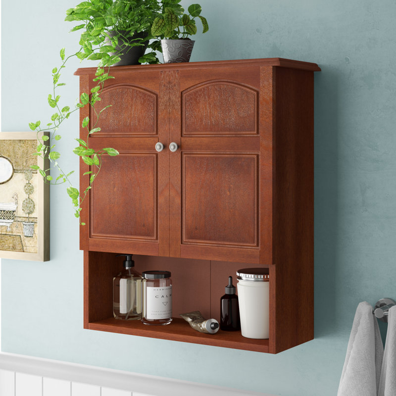 Charlton Home® Armoire de salle de bain murale l 22,25" x h 25" x p 6